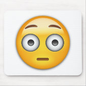 Flushing Face Emoji Muismat (Voorkant)