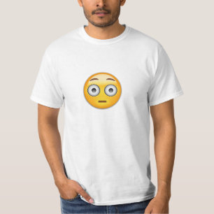 Flushing Face Emoji T-shirt