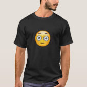 Flushing Face Emoji T-shirt (Voorkant)