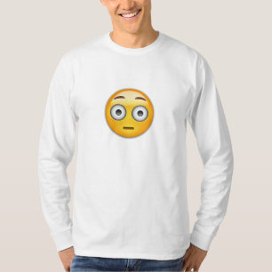 Flushing Face Emoji T-shirt