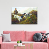 Flushing Grouse Long Lake Game Bird Hunting Canvas Afdruk (Insitu (Woonkamer))