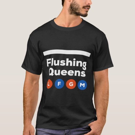 Flushing Queens LFGM Subway T-shirt (Voorkant)