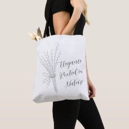 Flüsterende Takken Botanische Boodschappentas Tote Bag