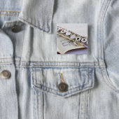 Flute 2 vierkante button 5,1 cm (In situ)