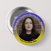 Flute Alysia 10 Ronde Button 7,6 Cm (Voorkant /achterkant)