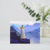 Flute Angel 2 Briefkaart (Staand voorkant)