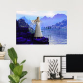 Flute Angel 2 Poster (Thuiskantoor)