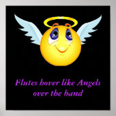 Flute Angel Poster (Voorkant)