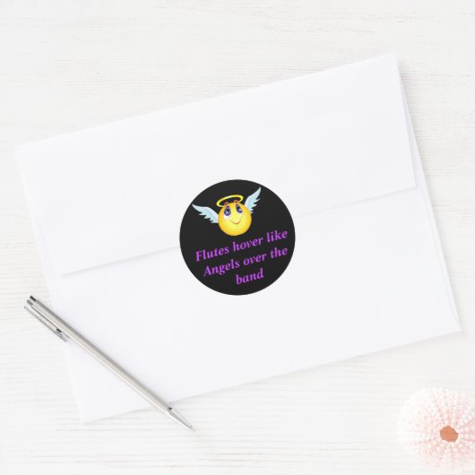 Flute Angel Sticker (Envelop)