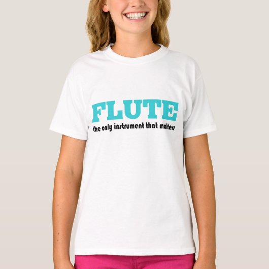 Flute Attitude Music T-shirt (Voorkant)