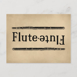 Flute briefkaart