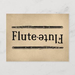 Flute briefkaart