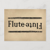 Flute  briefkaart (Voorkant)