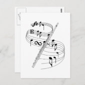 Flute Briefkaart (Voorkant / Achterkant)