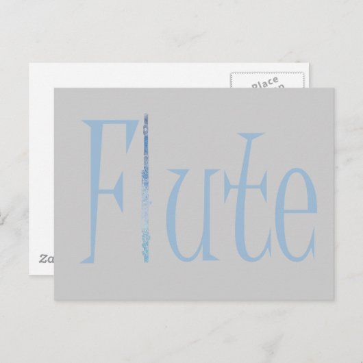 Flute Briefkaart (Voorkant / Achterkant)