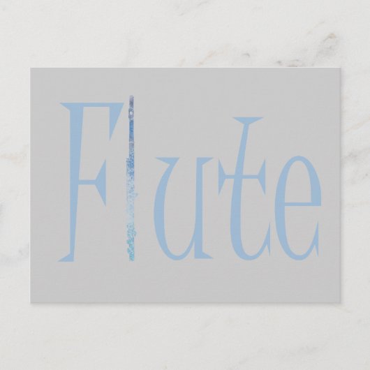 Flute Briefkaart (Voorkant)