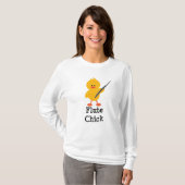 Flute Chick Hoodie T-shirt (Voorkant volledig)