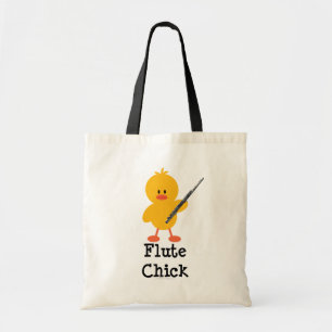 Flute Chick Music Bag Tote Bag