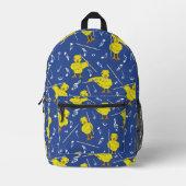 Flute Chick Muzieknoten Bedrukte Rugzak (Voorkant)