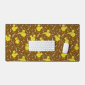 Flute Chick Muzieknoten Bureaumat (Keyboard & Muis)