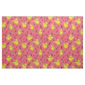 Flute Chick Muzieknoten Stof (Fat Quarter)