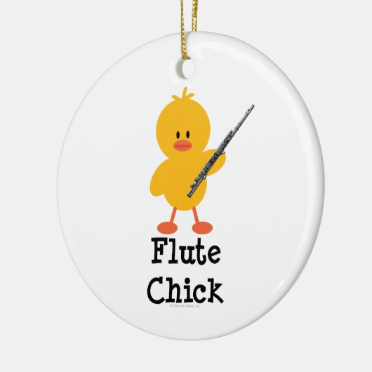 Flute Chick Ornament (Links)