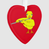 Flute Chick Ornament (voorkant)