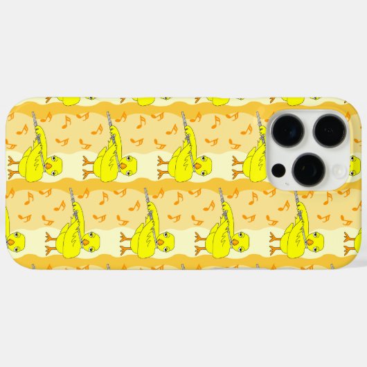 Flute Chick Pattern Case-Mate iPhone Case (Achterkant (horizontaal))