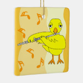 Flute Chick Pattern Keramisch Ornament (Rechts)