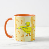 Flute Chick Pattern Mok (Links)