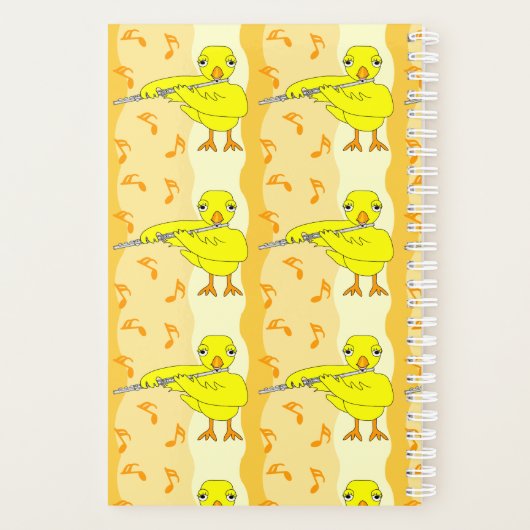 Flute Chick Pattern Planner (Achterkant)