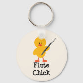 Flute Chick Sleutelhanger (Voorkant)