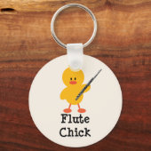 Flute Chick Sleutelhanger (Voorkant)