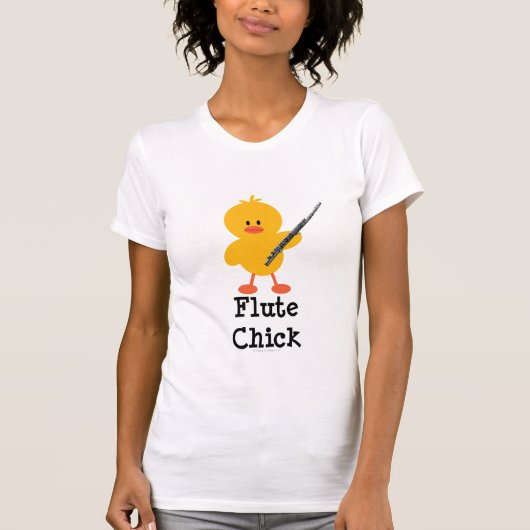 Flute Chick T-shirt (Voorkant)