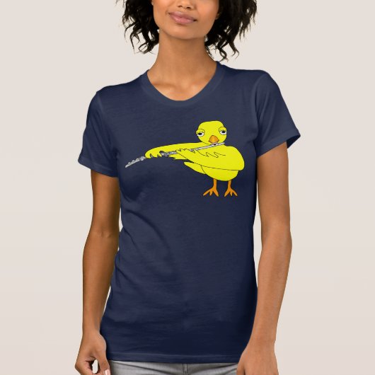 Flute Chick T-shirt (Voorkant)
