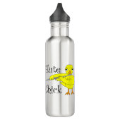 Flute Chick-tekst Waterfles (Links)