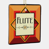 Flute Decorative Block Keramisch Ornament (Rechts)