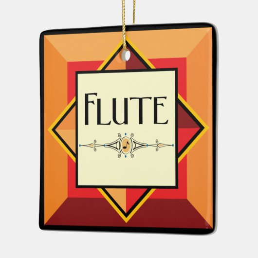 Flute Decorative Block Keramisch Ornament (Links)