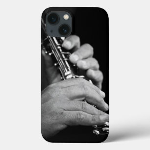 Flute die zwart-wit wordt afgespeeld door zigeuner Case-Mate iPhone case