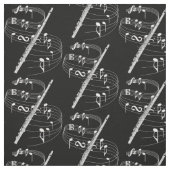 Flute Fabric - Donker Stof (Swatch)