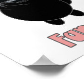 Flute Fanatic Black Cat Poster (Hoek)