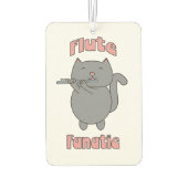 Flute Fanatic Gray Cat Pink Luchtverfrisser (Achterkant)
