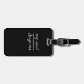 Flute - Flutist My Wand verkoos me Giften Bagagelabel (Voorkant horizontaal)