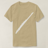 Flute Flutist T-shirt (Design voorkant)