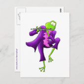 Flute Frog Briefkaart (Voorkant / Achterkant)