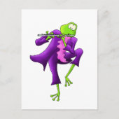 Flute Frog Briefkaart (Voorkant)