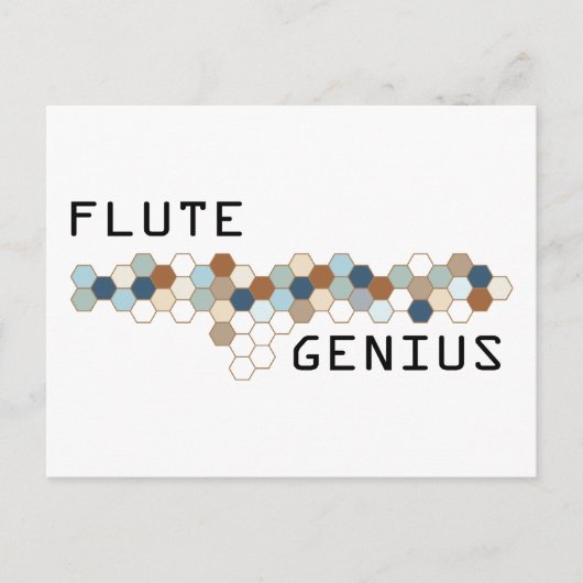 Flute Genius Briefkaart (Voorkant)