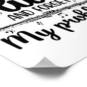 Flute Gezegden | Muziekinstrument Hobby Gift Poster (Hoek)