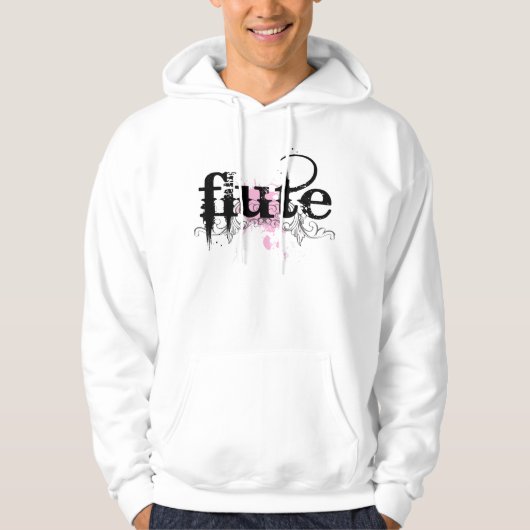 Flute Grunge Music Hoodie (Voorkant)