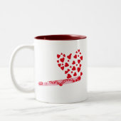 Flute Hearts Tweekleurige Koffiemok (Links)